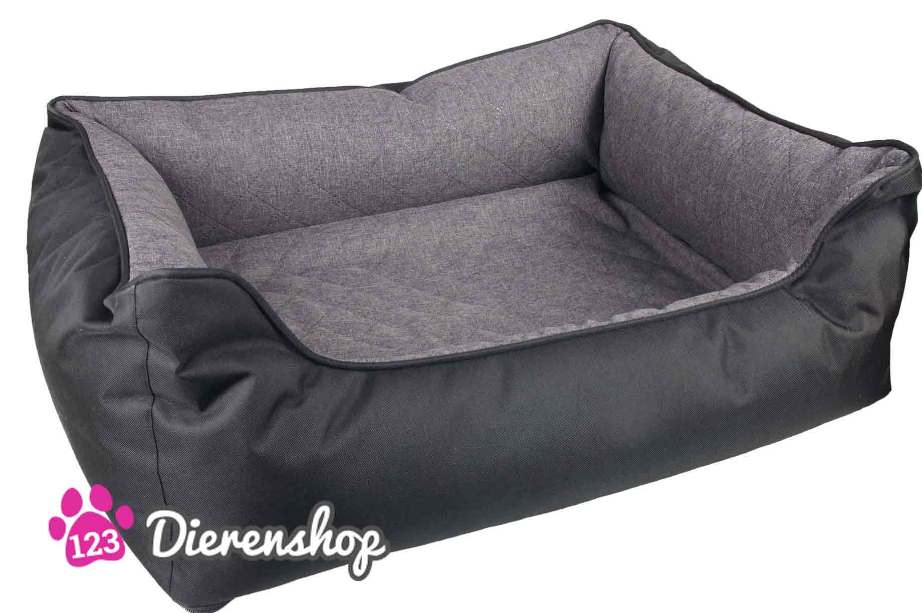Ontwijken slikken Eentonig Hondenmand Dreambay Mano Zwart grijs 100 cm